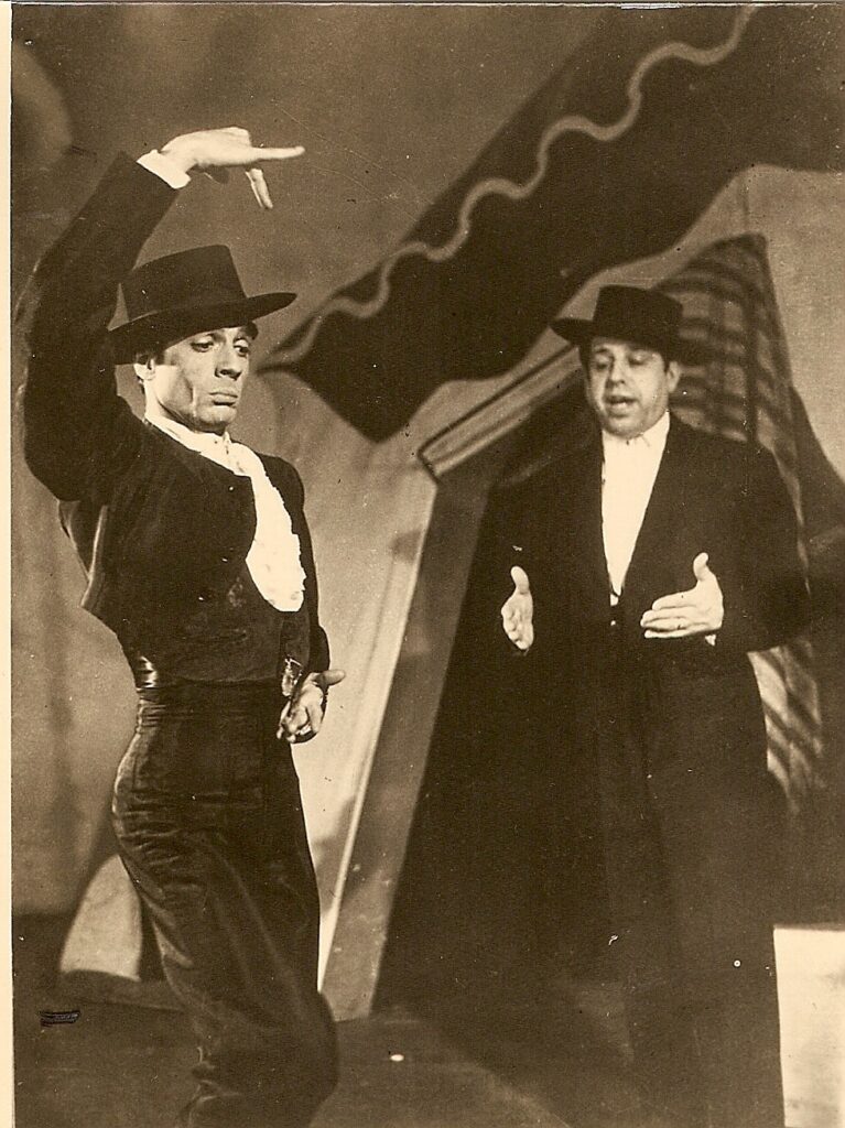 Con Antonio El Bailarín